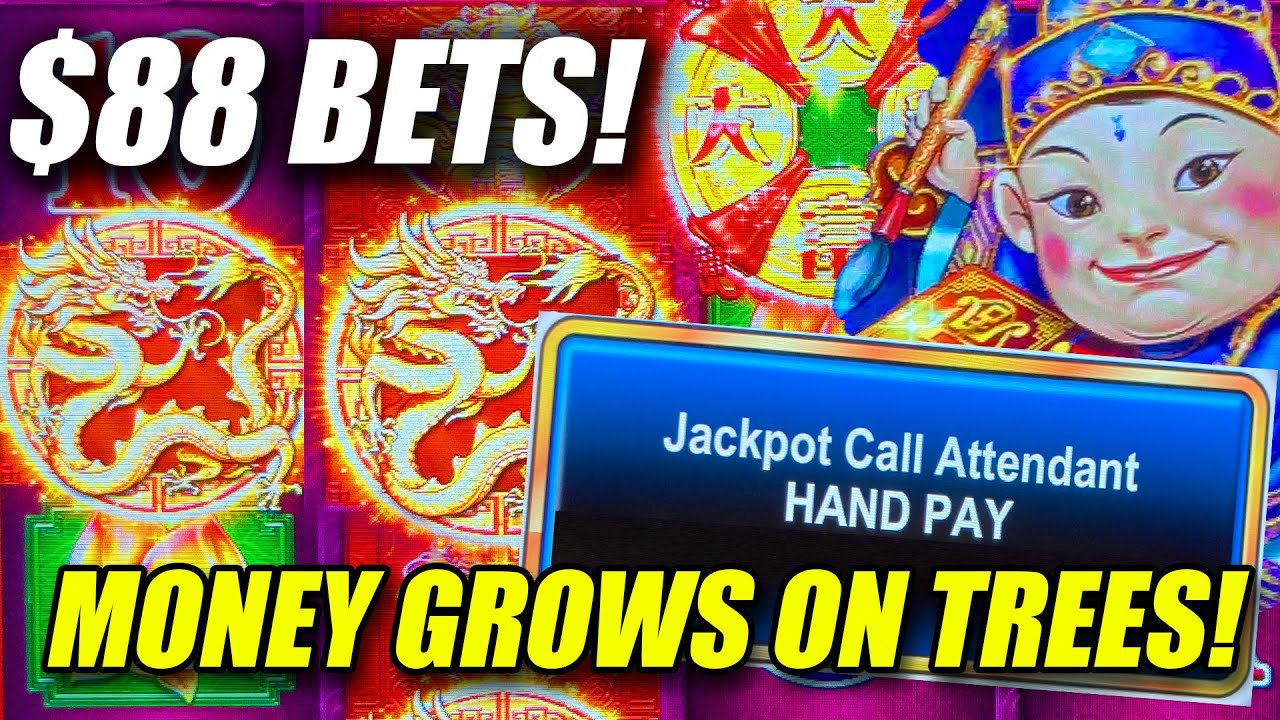 BETTING $88 AND WON BIG JACKPOT HANDPAYS! TREE OF WEALTH 88 FORTUNES ...