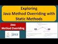 Exploring Java Method Overriding with Static Methods  | Java Tutorial