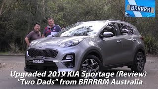 2019 (Facelifted) KIA Sportage SUV ("Two Dads" Review) | BRRRRM Australia