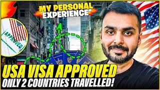 How to Make Travel History for USA Visa 2025 ✈️ | Just 2 Countries & Visa Approved ✅