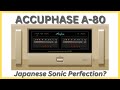 Accuphase A-80 Amplifier: First Impressions