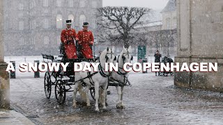Snowing in Copenhagen (Freezing!)
