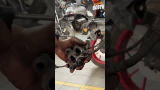 ఈరోజు మా  షోరూమ్‌కి MT Vehicle Fork Oil Leak \u0026 Handlebar Replacement కోసం వచ్చింది🔥 #mt15 #ytshorts