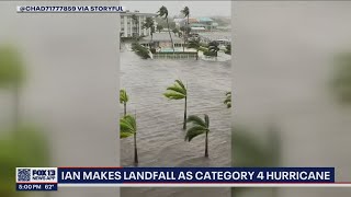 Hurricane Ian makes landfall as category 4, one million people without power | FOX 13 Seattle