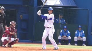 2016年3月20日 オープン戦　横浜DeNAー東北楽天 白崎選手のヒット ４Ｋ動画版