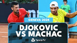 Novak Djokovic vs Tomas Machac Highlights | Geneva 2024 Semi-Final
