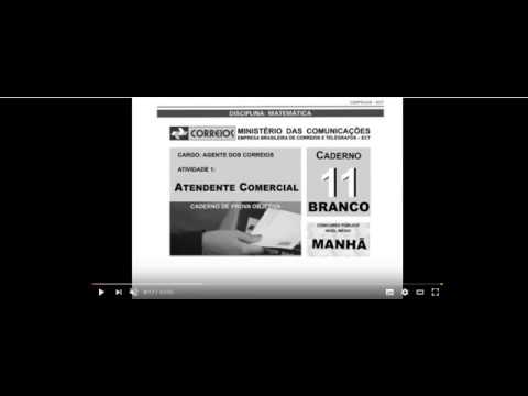 Resolução Prova Correios 2011 - Matemática - YouTube