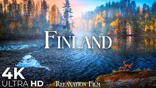 FINLAND 4K • Scenic Relaxation Film with Peaceful Relaxing Music and Nature  Ult