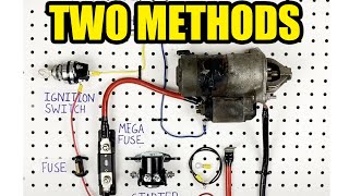 How To Wire a Starter Relay Solenoid and Neutral Safety Switch on Any Car Truck |@WiringRescue
