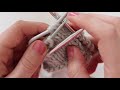 knitting tutorial pleats