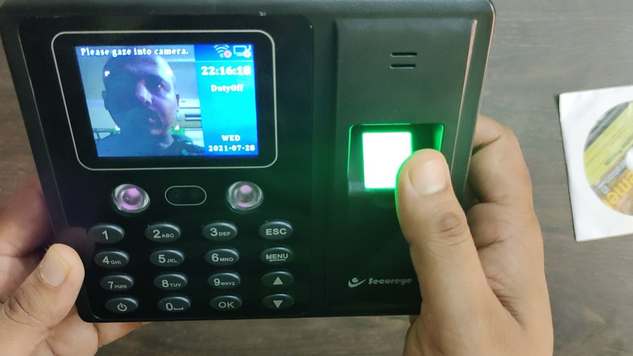 Secureye S-FB3K Biometric Attendance And Access Control Device, Face ...