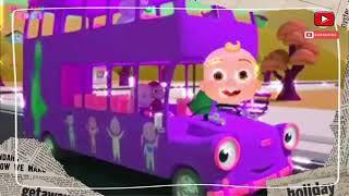 Wheels on the bus COCOMELON | Best Overlay Effects | Cool Stickers and Frames