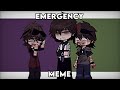 Emergency Meme || Ft. William Afton, Michael Afton, & Henry Emily || Gacha club || FNAF