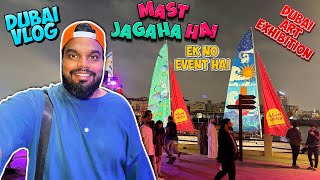 Dubai Ka Best Art Exhibition Hai Ye! 😍 | Yahan Dekhiye Art Ka Jaadu 🎨 #dubai #vlog #sikkaartfair