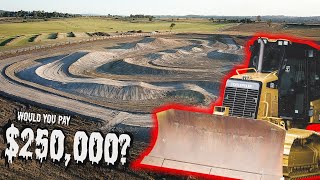 We bought a Bulldozer and built a Motocross Track