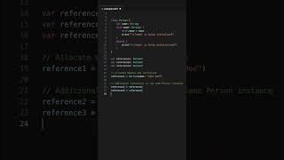Automatic Reference Counting #programming #swift