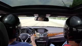 2014 Mercedes E63 S doing 160 MPH at Pocono