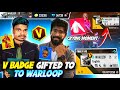 😱Tamilnadu 1st Time V Badge Gifted To Warloop Crying Moment and Hariscar Op Reaction Tricks Tamil