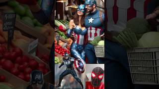 Superhero's In Market 💥 Avengers vs DC - All Marvel Characters #marvel #avengers #spiderman #shorts