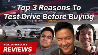 Top 3 Reasons To Test Drive A Car Before Buying | Backseat Driver | sgCarMart Reviews