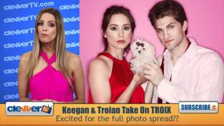 Exclusive Photos Ft. Keegan Allen \u0026 Troian Bellisario From TROIX Magazine