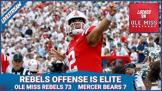 Instant Overreaction: Ole Miss Rebels ease past Mercer Bears 73-7 | Jaxson Dart, Tre Harris Star