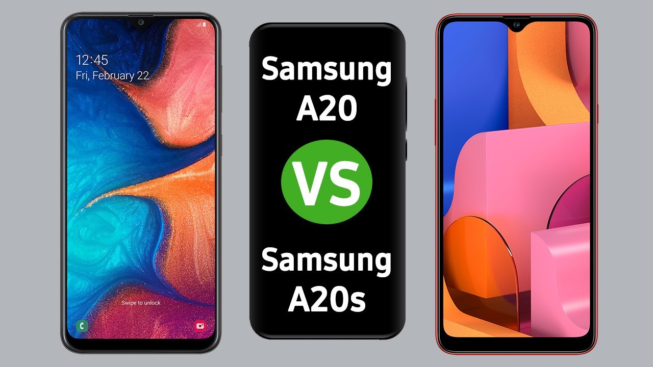 Samsung A20 Vs Samsung A20s - #مقارنة_مواصفات - YouTube