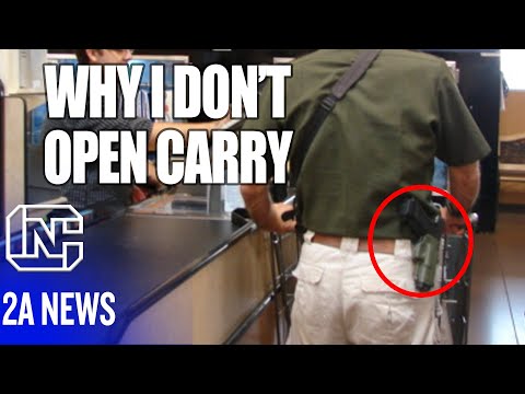 What is the purpose of open carry?