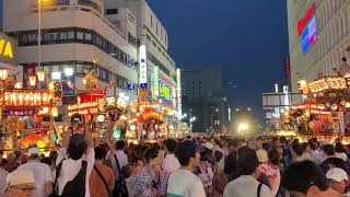 さいたま市大宮区中山道まつり大宮駅前山車揃う20190802