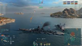 WoWs やれば出来るじゃんｗ戦艦グナイゼナウ！！