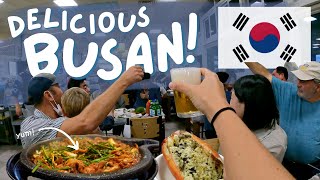 MUST-EATS IN BUSAN! 🇰🇷 (Jagalchi fish feast and duck bulgogi, plus a 67th floor