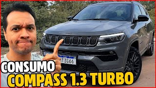 O CONSUMO REAL DO JEEP COMPASS 1.3 TURBO VAI TE DEIXAR MALUCO. SUV BEBERRÃO?