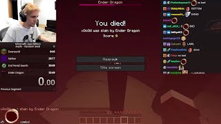 xQc Wanted to Beat Minecraft's Dragon with 5 Beds