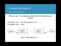 AP CS A 3.7 - Comparing Objects