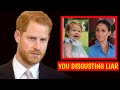 YOU FOOLED ME! Harry Furiously Sends Meghan Packing After DNA TEST Confirms LILIBET is not his Child