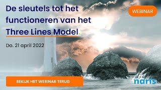 NARIS Webinar: De sleutels tot het functioneren van het Three Lines Model