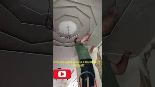 gypsum ceiling pop ceiling design before and after #shorts #viral #trending