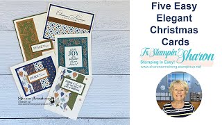 5 Simple Christmas Cards You Can Make in Under 30 Minutes