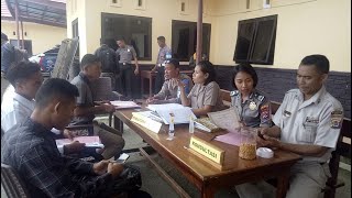 VIDEO: Puluhan Casis Polri Ikut Mendaftar di Polres Ngada NTT