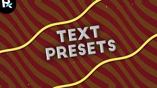 Text presets alight motion | text animation in alight motion |text presets tamil