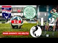 Ross County vs Celtic 1-2 Live Scottish Premiership Football Match Score Commentary Highlights FC