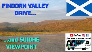 Findhorn Valley drive & Suidhe Viewpoint.   Scotland.  377