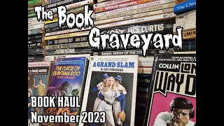 Book Haul for Nov 2023 (vintage paperbacks- horror, spy, mystery, crime, sleaze etc)