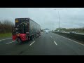 motorway driving uk from luton airport to m25 j15