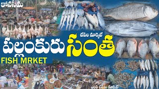 Pallamkuru santa fish market dryfishmarket పల్లంకురు సంత చేపలు మార్కెట్ చికెన్ మార్కెట్ మటన్ కోనసీమ