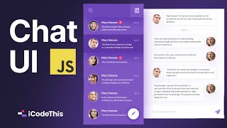 Build a Chat UI with HTML, TailwindCSS, and JavaScript - Live Coding Tutorial