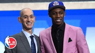 RJ Barrett drafted No. 3 by the Knicks, savors moment with father Rowan | 2019 N