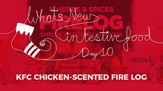 What’s New In Food: KFC Chicken-Scented Fire Logs