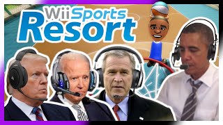 US Presidents Play Basketball in Wii Sports Resort