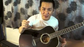 2014-New YAMAHA LL16D ARE Guitar Review in Singapore